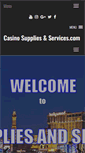 Mobile Screenshot of casinosuppliesandservices.com