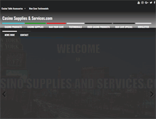 Tablet Screenshot of casinosuppliesandservices.com
